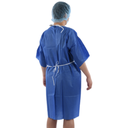 TASK MEDICAL PATIENT GOWN HALF SLEEVES LARGE 120x160cm - Carton of 50