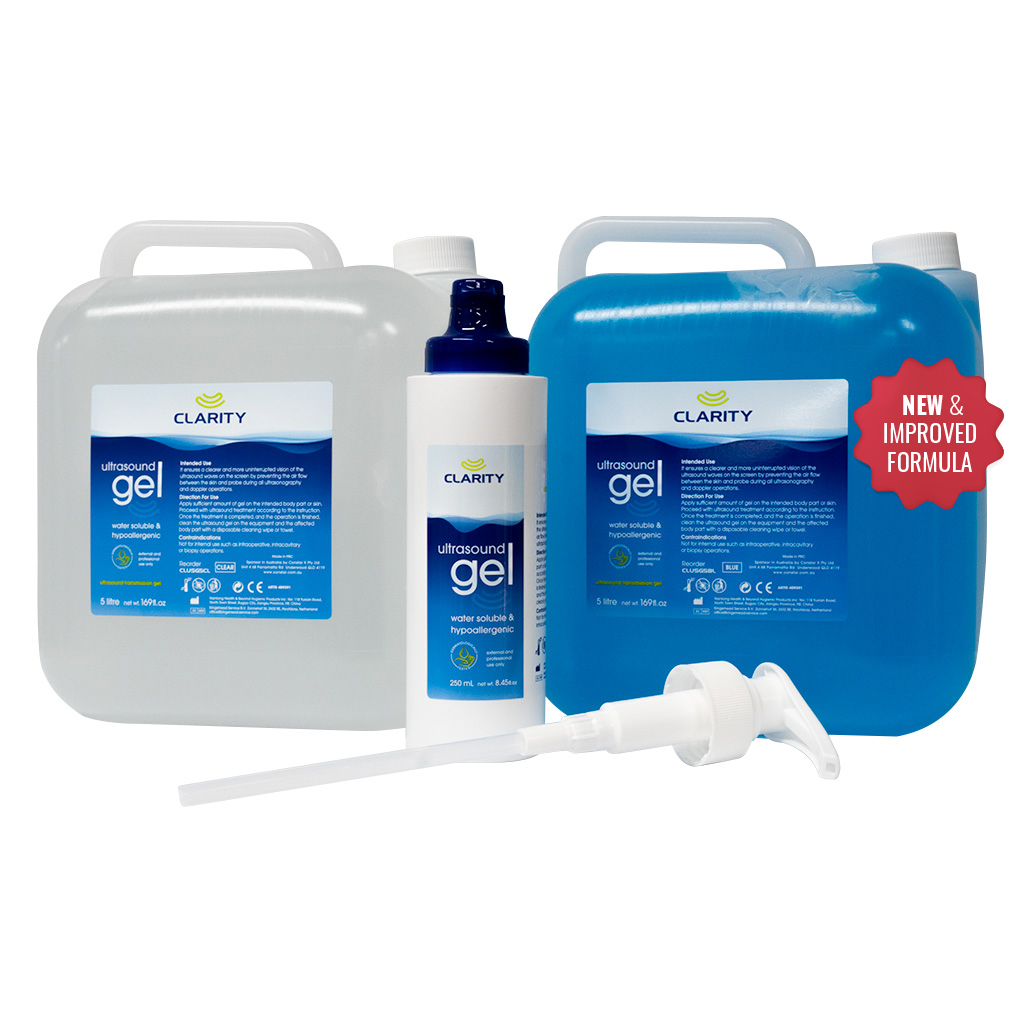 CLARITY ULTRASOUND TRANSMISSION CLEAR GEL 5 LITRE