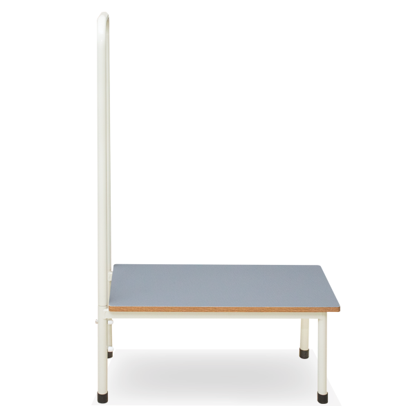 TASK MEDICAL SINGLE STEP STOOL WITH HANDLE RAIL