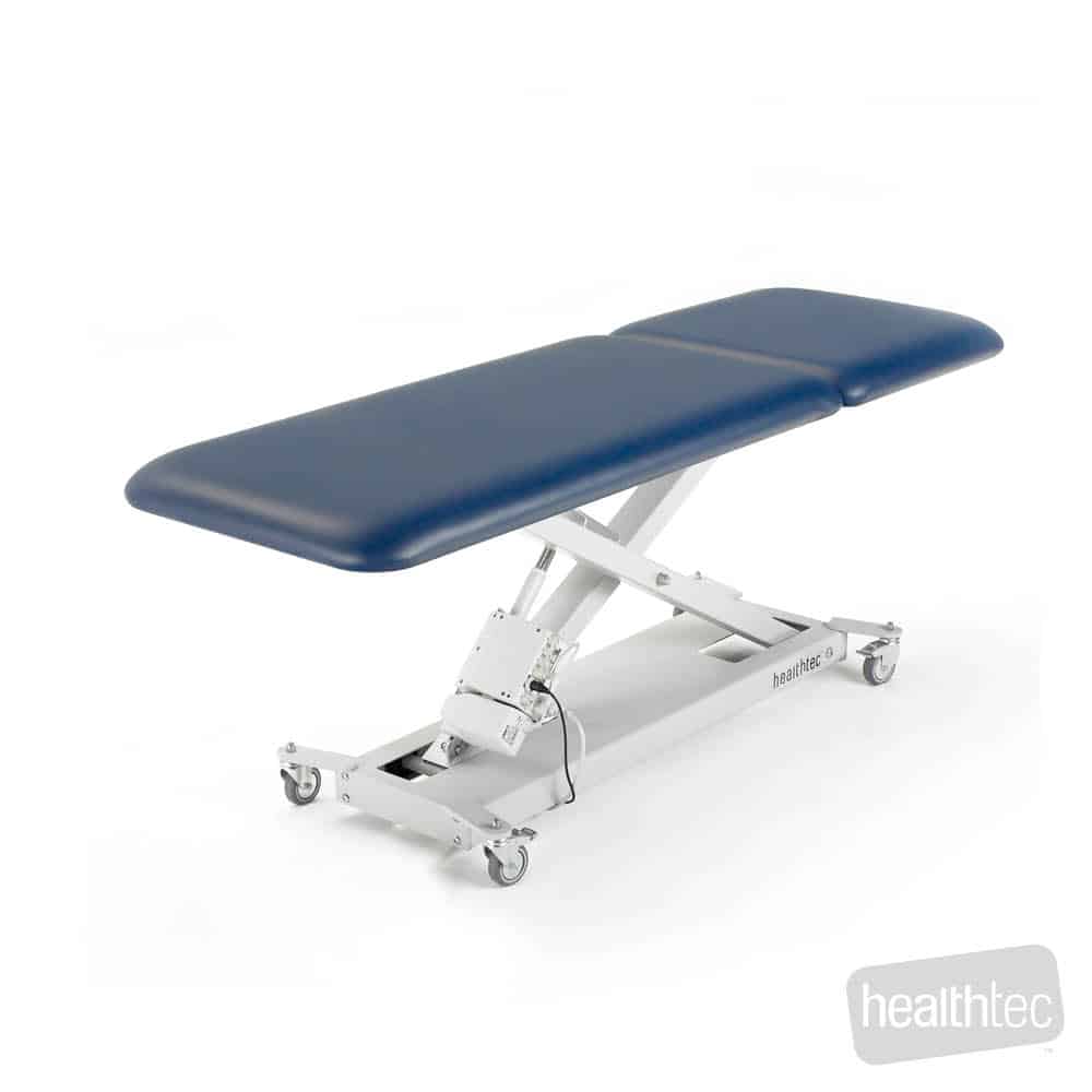 HEALTHTEC SX GP EXAMINATION TABLE(710 WIDE) - 2 SECTION WITH ELECTRIC BACKREST