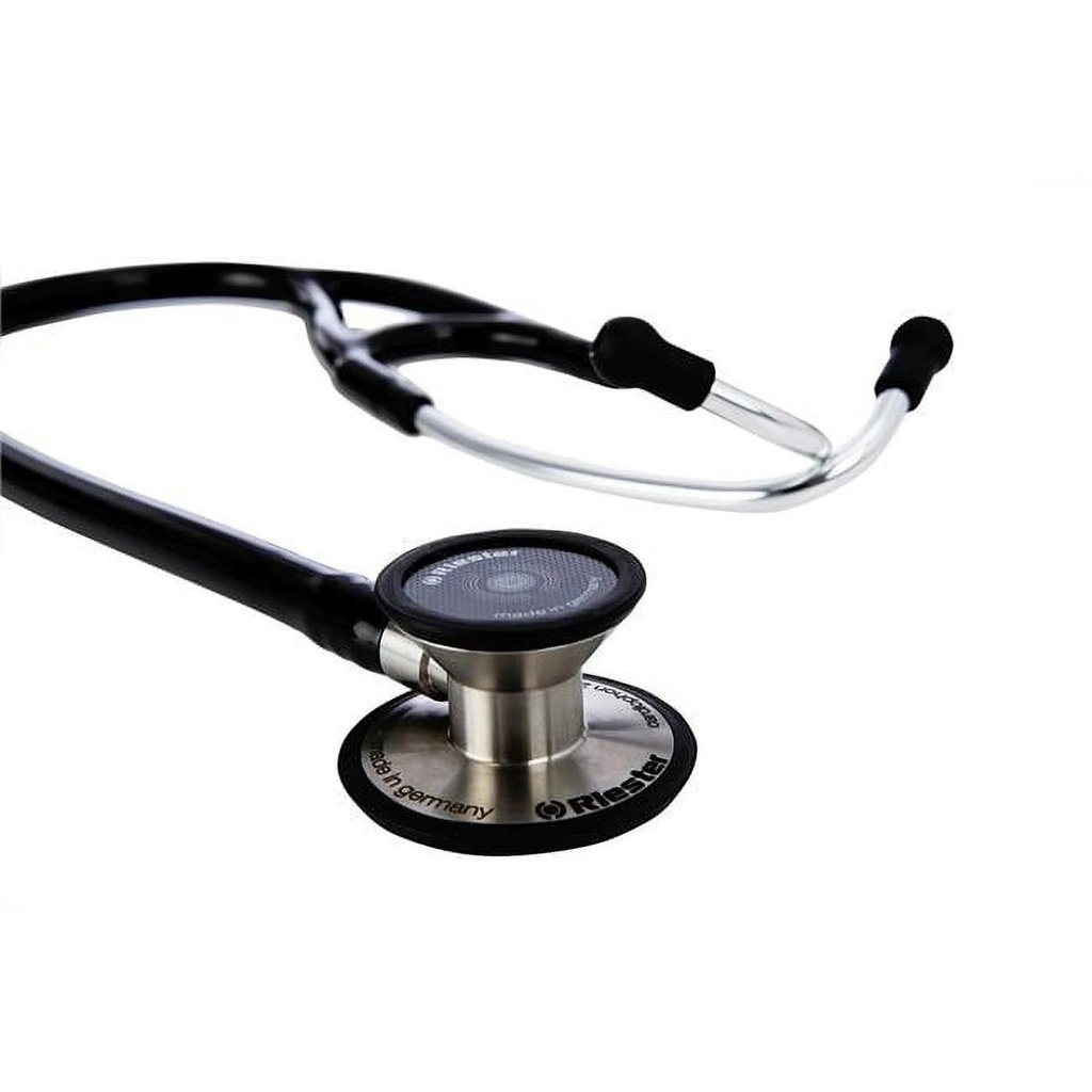 RIESTER STETHOSCOPE DUPLEX 2.0, BLACK, STAINLESS STEEL