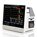 AiView V12 PATIENT MONITOR 5 LEAD ECG, SPO2, NIBP, RESP, PR, TEMP PRINTER & 13.3" COLOUR TOUCH SCREEN