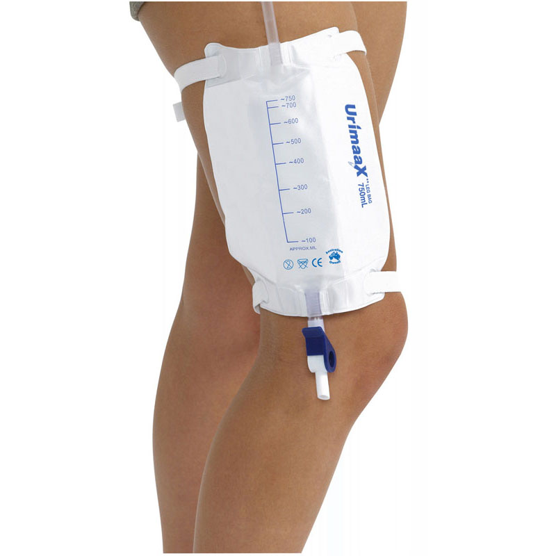 URINE LEG BAG 500ml 30cm TUBE (100-1304) - 20