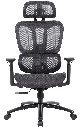 EXECUTIVE CHAIR MONTANA, WITH ARMS, MOULED FOAM, STEEL, MESH (YS123)