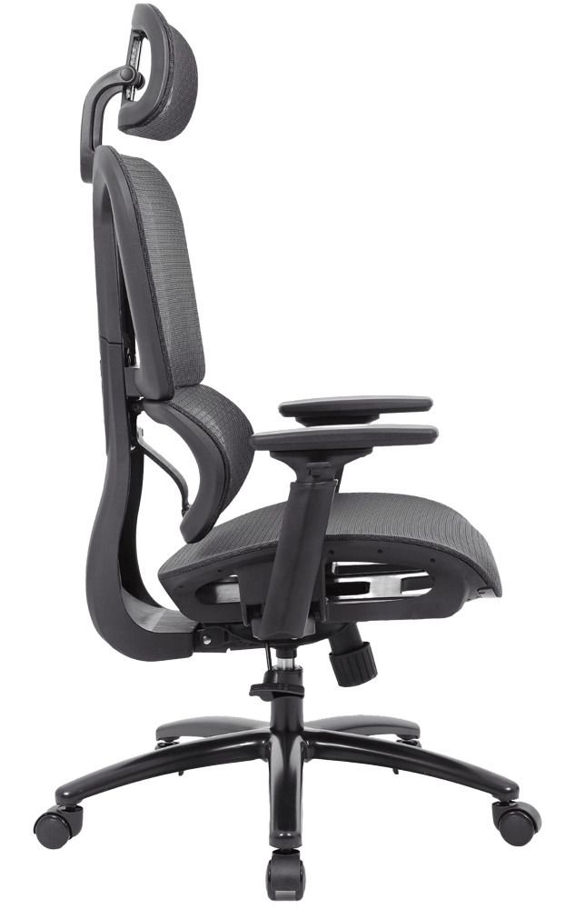 EXECUTIVE CHAIR MONTANA, WITH ARMS, MOULED FOAM, STEEL, MESH (YS123)