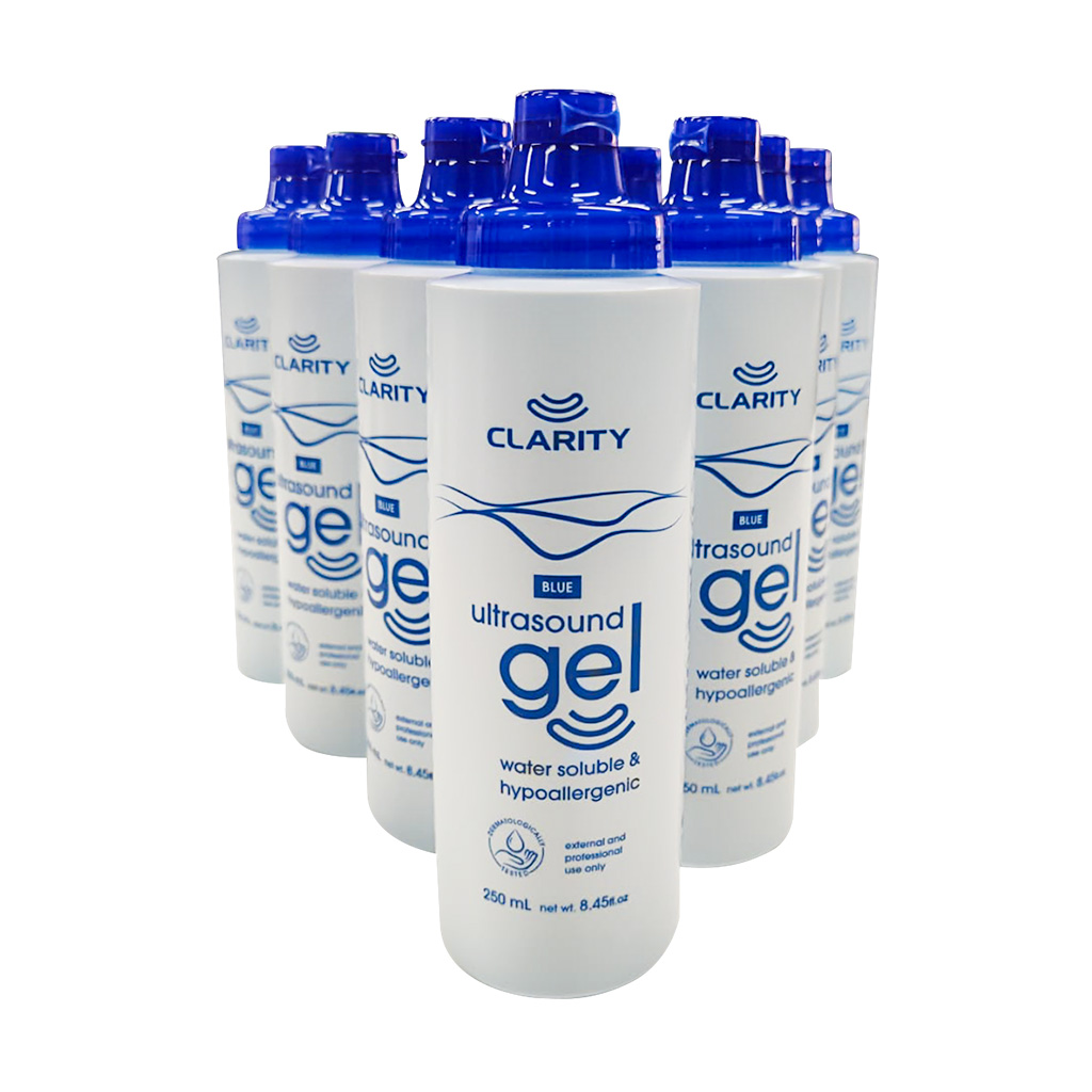 CLARITY ULTRASOUND TRANSMISSION GEL 250ML (Box Of 12)