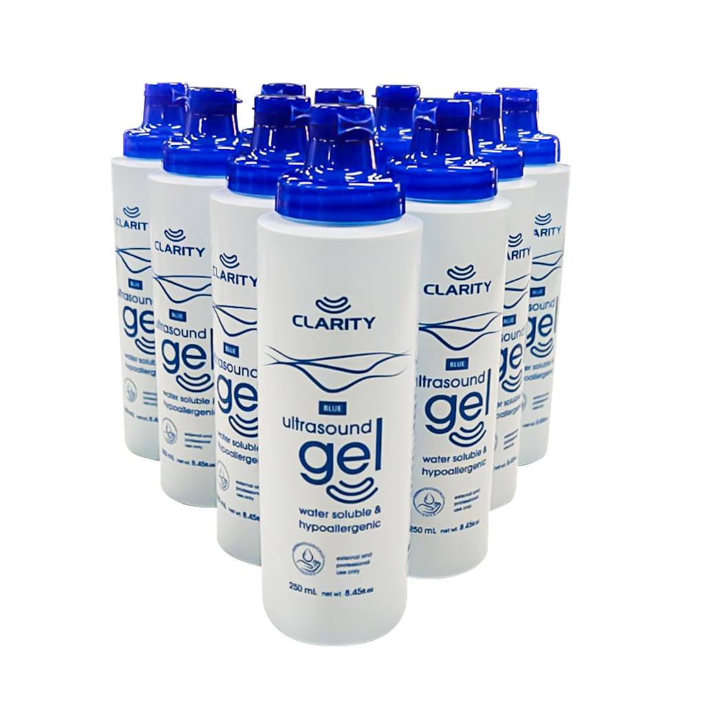 CLARITY ULTRASOUND TRANSMISSION GEL 250ML (Box Of 12)