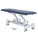 TASK MEDICAL HI-LO EXAMINATION COUCH 2 SECTION 1 MOTOR 70CM WIDE NAVY BLUE