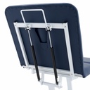 TASK MEDICAL HI-LO EXAMINATION COUCH 2 SECTION 1 MOTOR 70CM WIDE NAVY BLUE