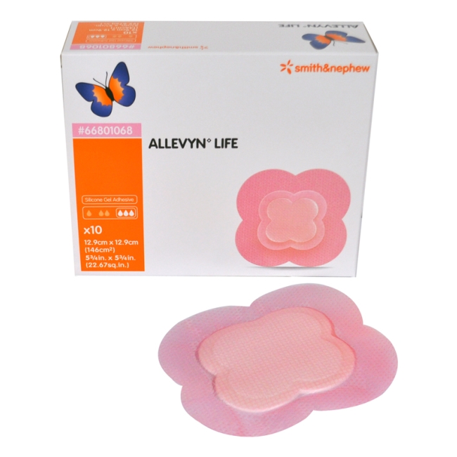 ALLEVYN LIFE DRESSING 12.9x12.9CM 66801068 BOX-10