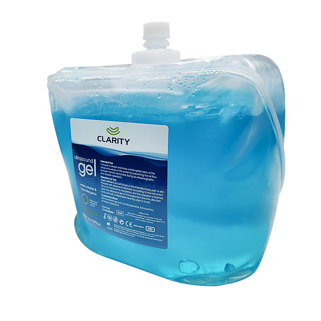 CLARITY ULTRASOUND TRANSMISSION BLUE GEL 5 LITRE