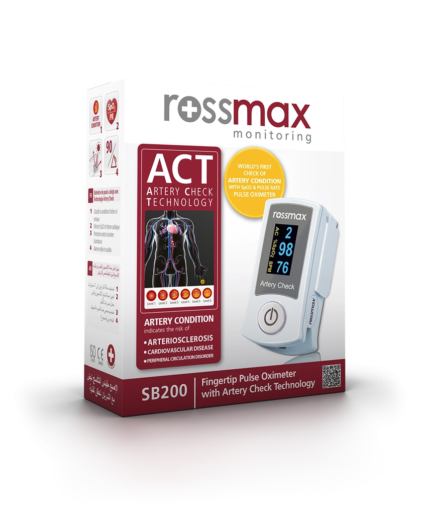 Rossmax SB200 Fingertip Pulse Oximeter RMSB200