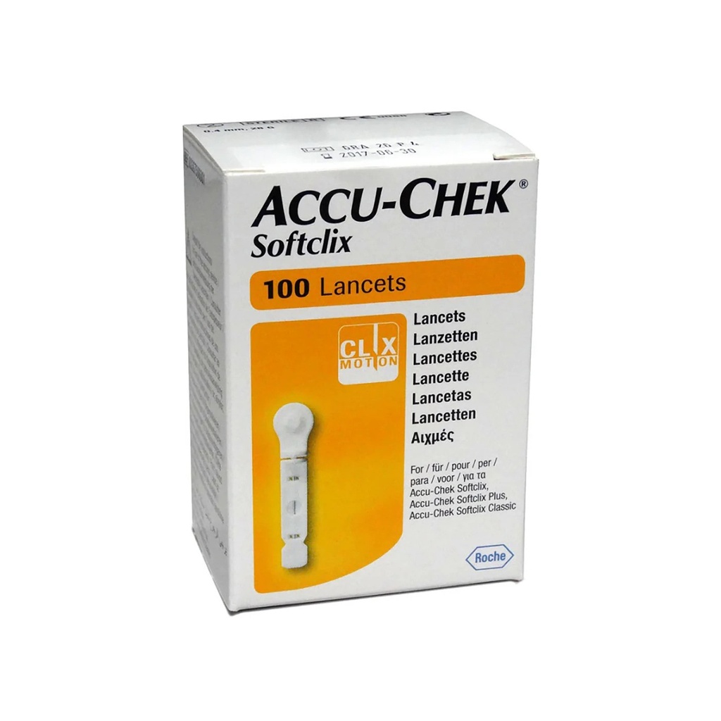 ACCU CHEK SOFTCLIX LANCETS- 100