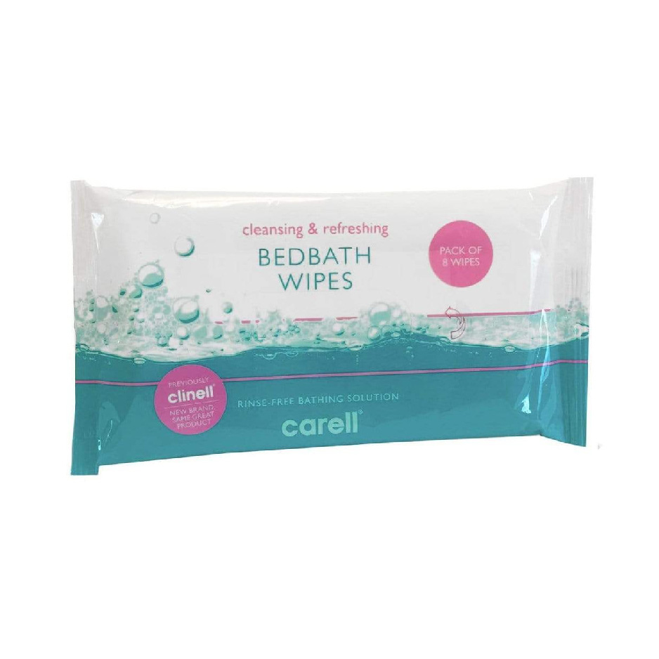 CARELL (CLINELL) BED BATH WIPES 25 X 29cm (CBB8)