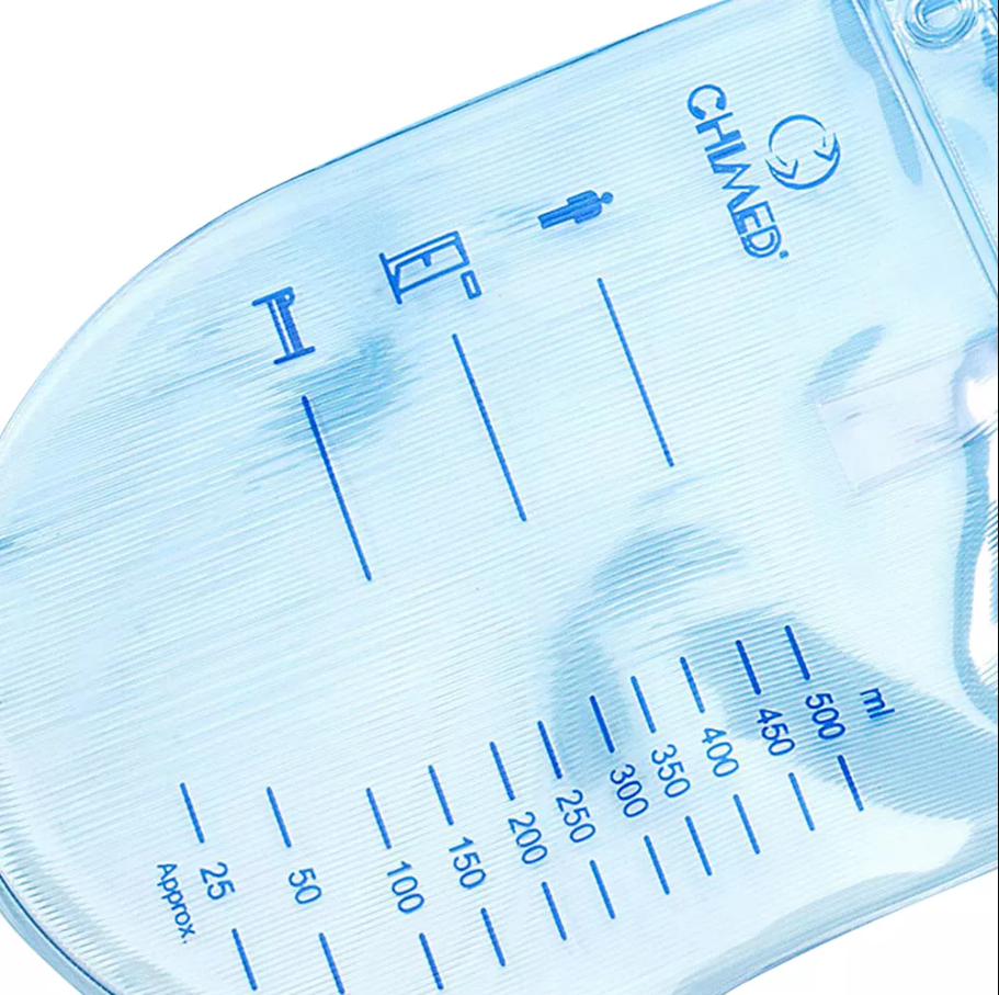 CHIMED 2000ML STERILE COLLECTION DRAINAGE BAGS WITH FEMALE LUER LOCK CONNECTOR (MS00055P) - Box of 10