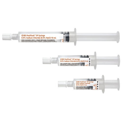 BD POSIFLUSH SYRINGE 10ML 0.9% SODIUM CHLORIDE - 30 (306575)