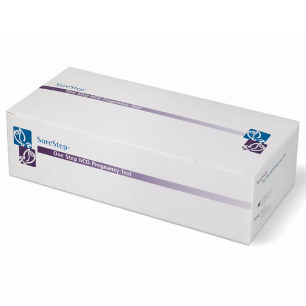 SURE STEP HCG URINE PREGNANCY TEST KIT (FHC-102-SS) - Box of 25