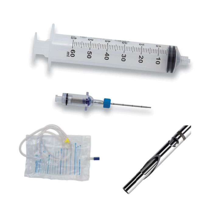 ZAMAR PARACENTESIS / THORACENTESIS DRAINAGE KIT WITH RETRACTABLE NEEDLE - BOX OF 5 (BGSET15-10)