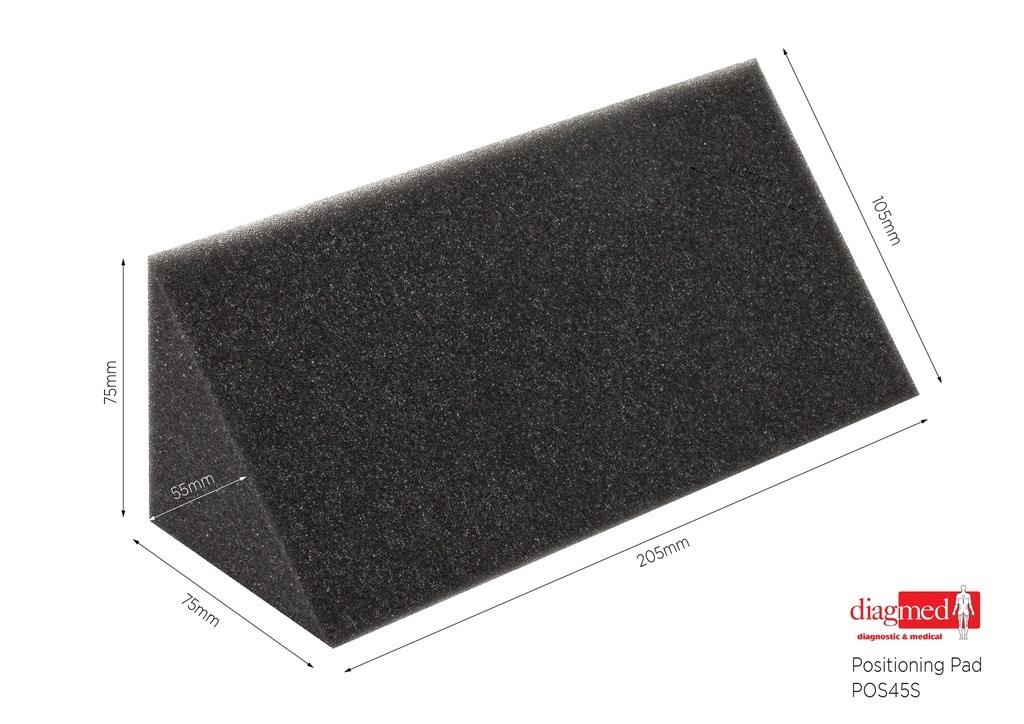 SMALL 45 DEGREE POSITIONING PAD 105X75X205mm