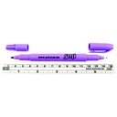 SKIN PEN SMI DOUBLE ENDED WITH RULER(ZSM20)