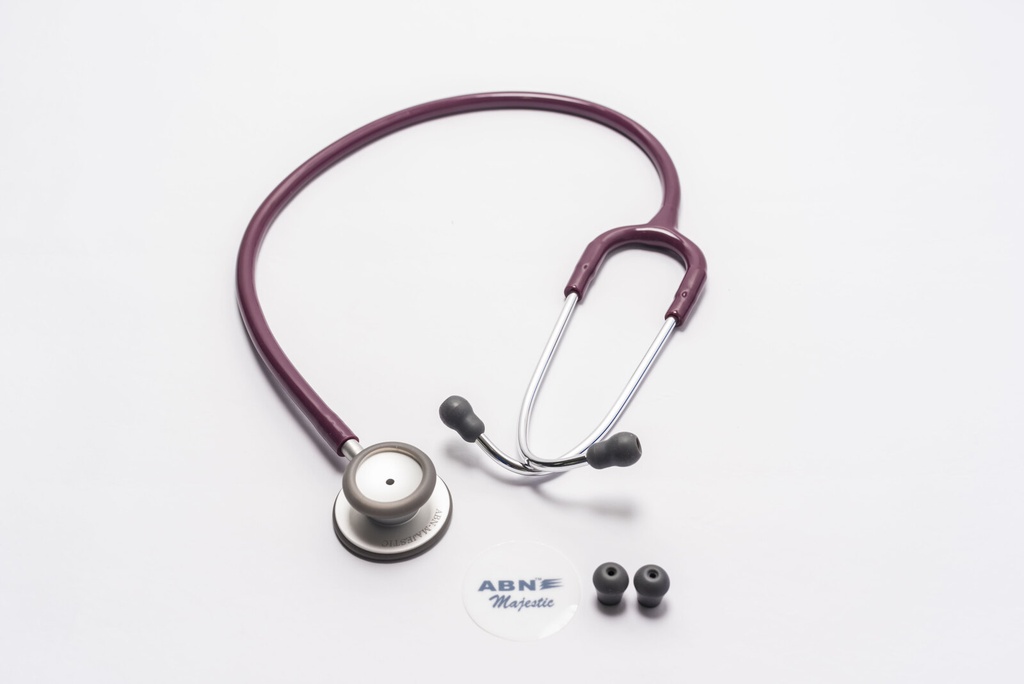 ABN STETHOSCOPE ALUMINIUM MAJESTIC (SGGS-071-BD) - BURGUNDY