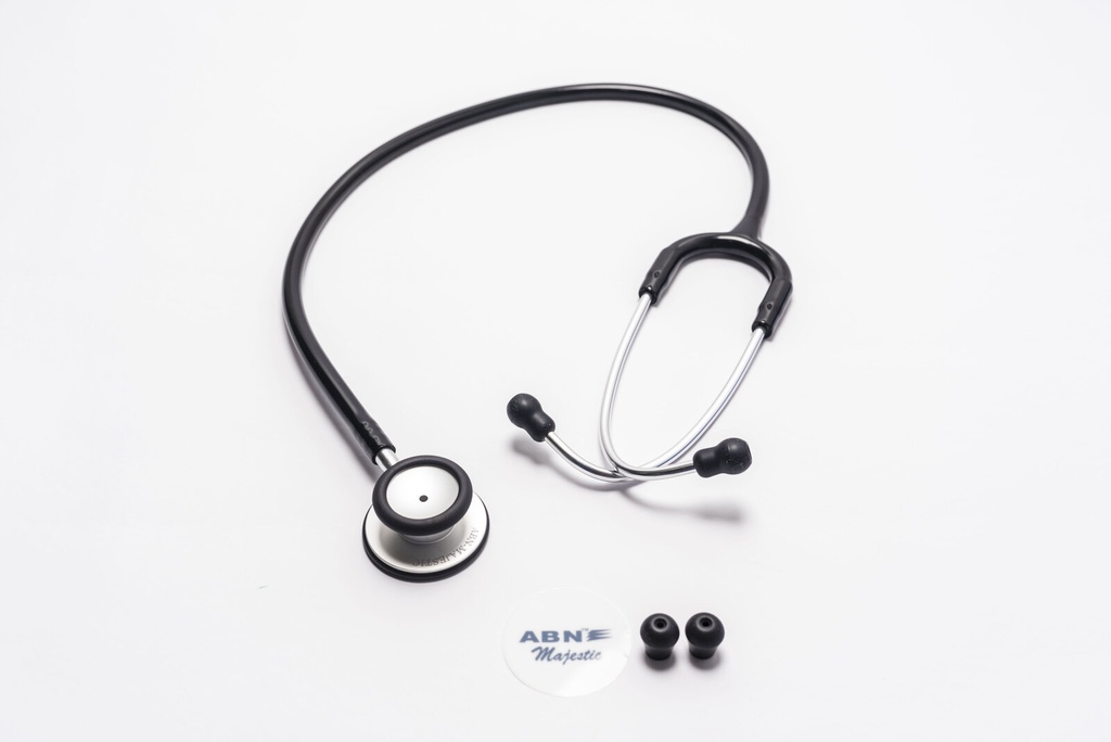 ABN STETHOSCOPE ALUMINIUM MAJESTIC (SGGS-071-BK) - BLACK