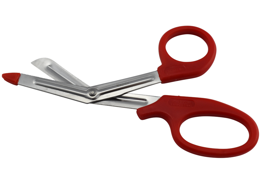 SCISSORS UNIVERSAL/TRAUMA 19CM RED