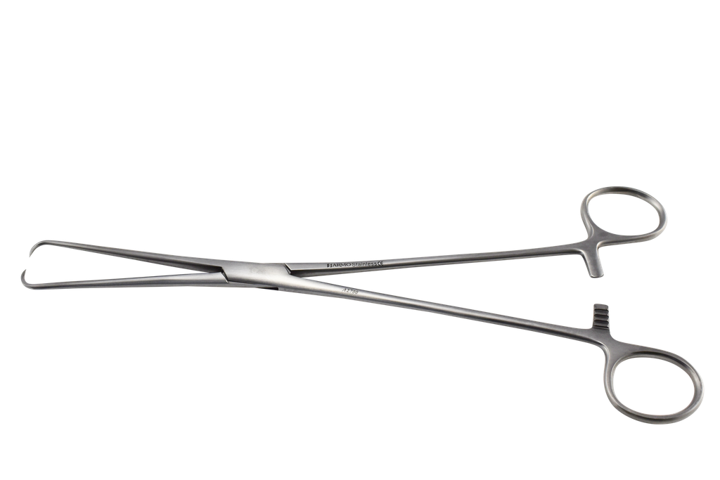 ARMO SCHROEDER-BRAUN UTERINE TENACULUM FORCEPS STRAIGHT 25cm SINGLE TOOTH A2700