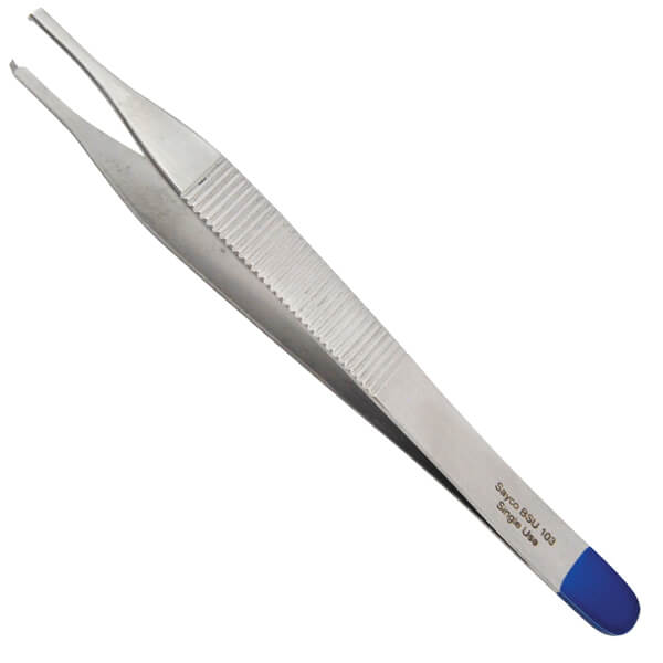 SAYCO ADSON 1 X 2 TEETH FORCEPS SINGLE USE 12CM