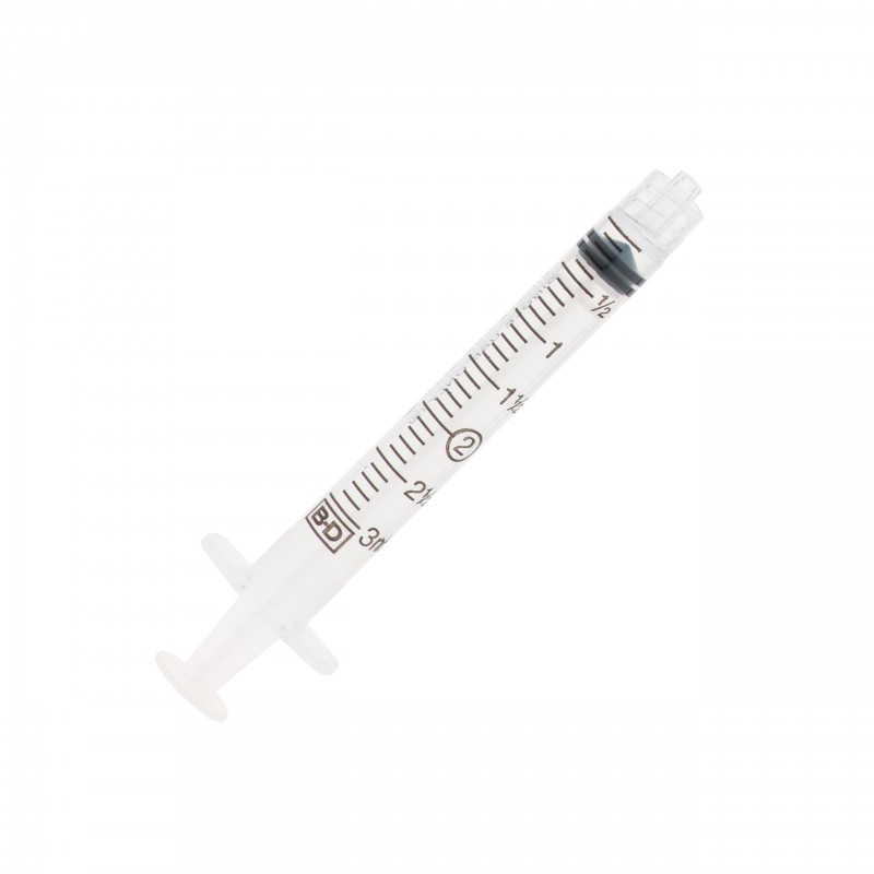 BD SYRINGE 3ML LUER LOCK - Box of 100 (302113)