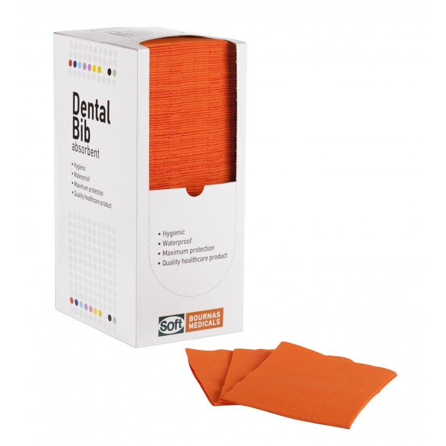 Rainbow Dental Bib 2+1 Orange - 125