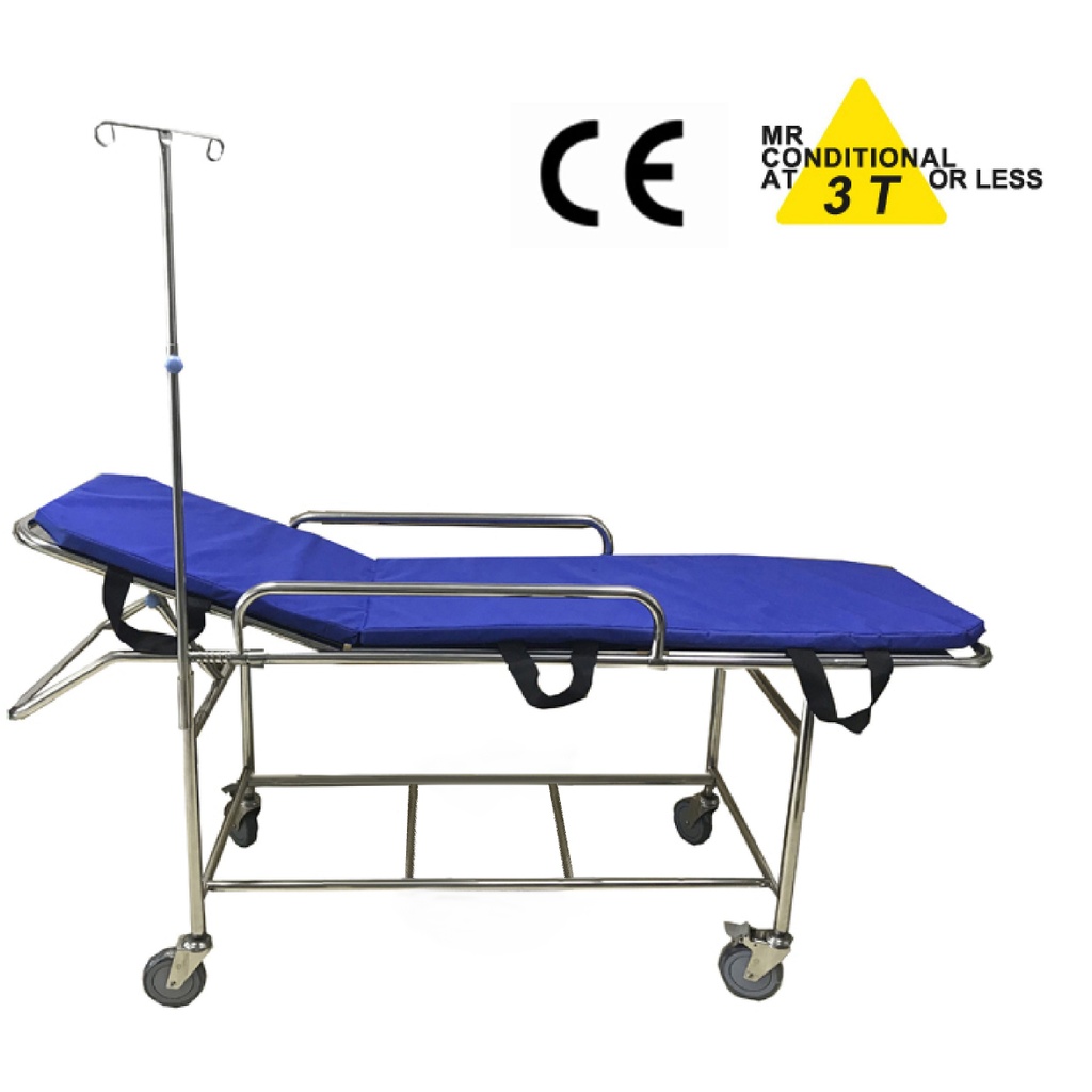 TASK MRI /MR SAFE CONDITIONAL FIXED HEIGHT (80cm) STRETCHER TROLLEY