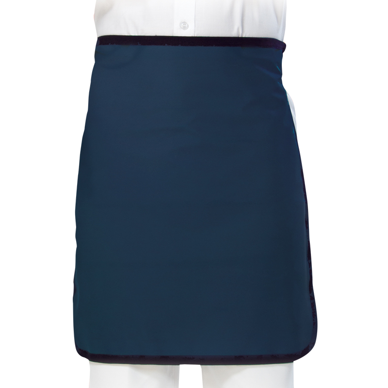 UNIRAY PATIENT APRON LITELEAD, 40X40, 0.5MM PB - NAVY BLUE