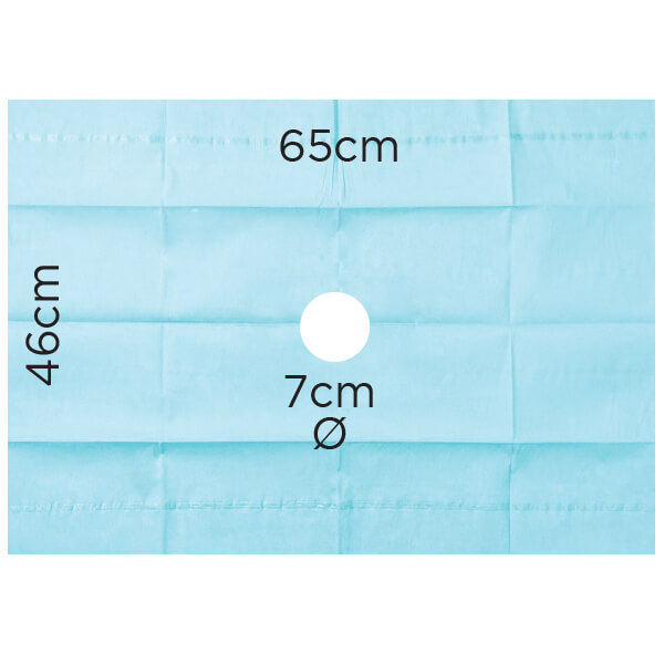 DRAPE FENESTRATED 65x46cm 3523CEA BX-55