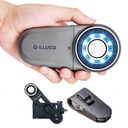 ILLUCO IDS 1100 DERMATOSCOPE KIT 1 INCLUDES LEATHER POUCH & UNIVERSAL SMARTPHONE ADAPTOR