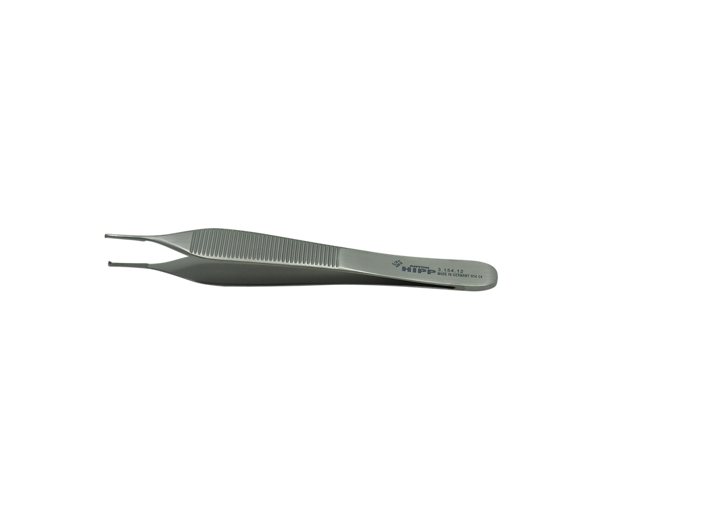 HIPP TISSUE ADSON FORCEPS 1X2 WITH TYING PLATFORM 12CM