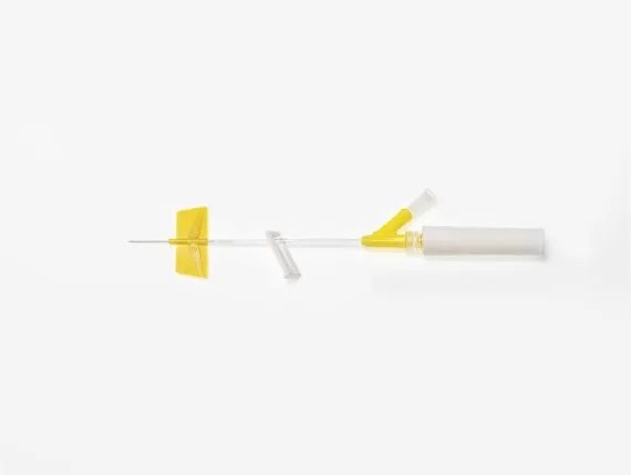 BD SAF-T-INTIMA INTEGRATED CATHETER YELLOW 24G x 19MM 383319 - Box of 25