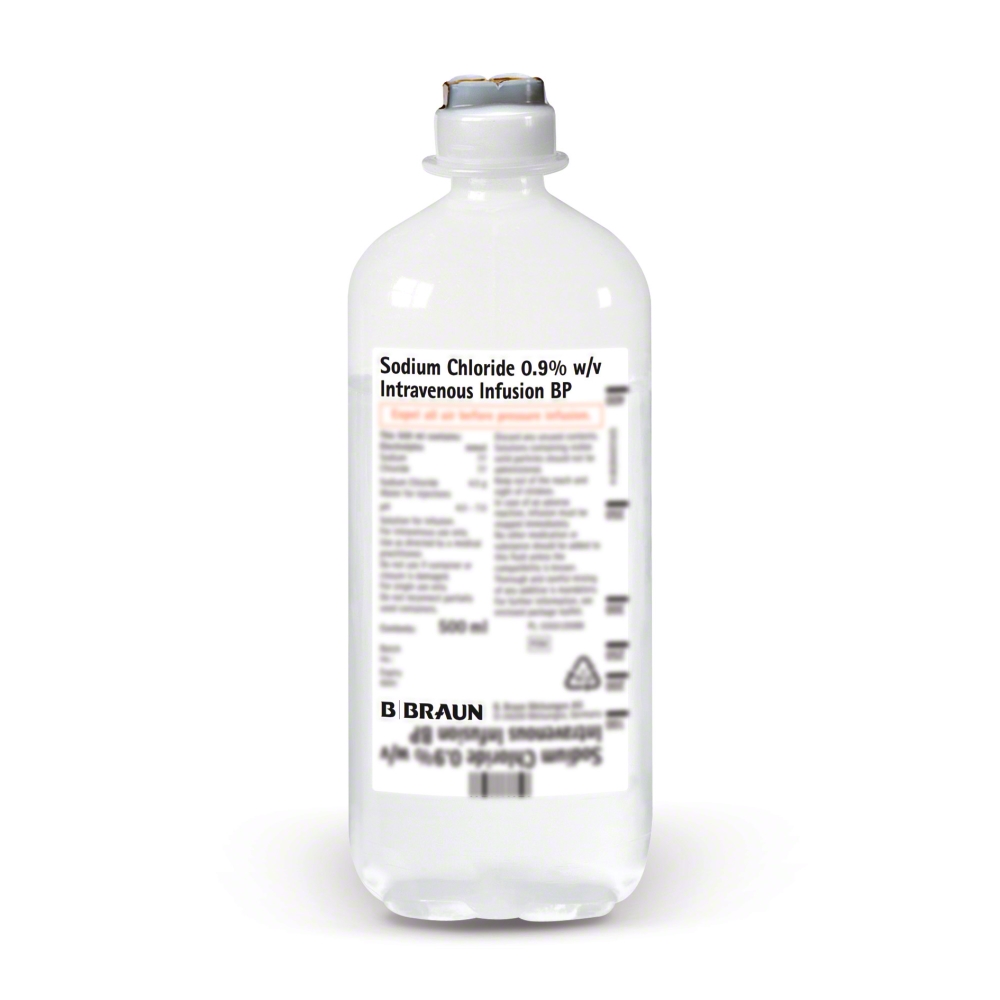 B.BRAUN SODIUM CHLORIDE 0.9% 1000ML BOTTLES EACH (3521230)