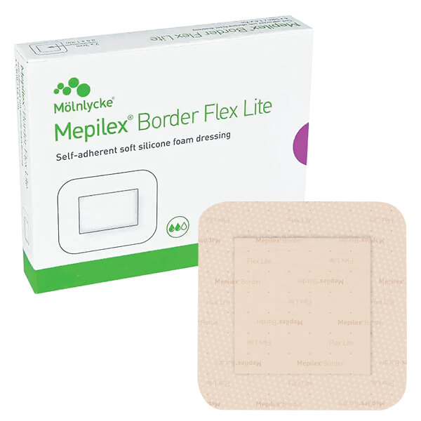 MEPILEX BORDER FLEX LITE DRESSING 10X10CM 581300 - BOX OF 5