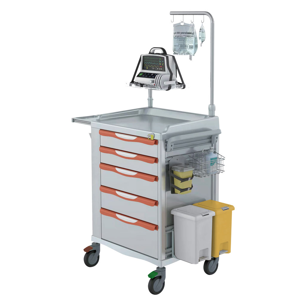 TASK MEDICAL PREMIUM EMERGENCY TROLLEY