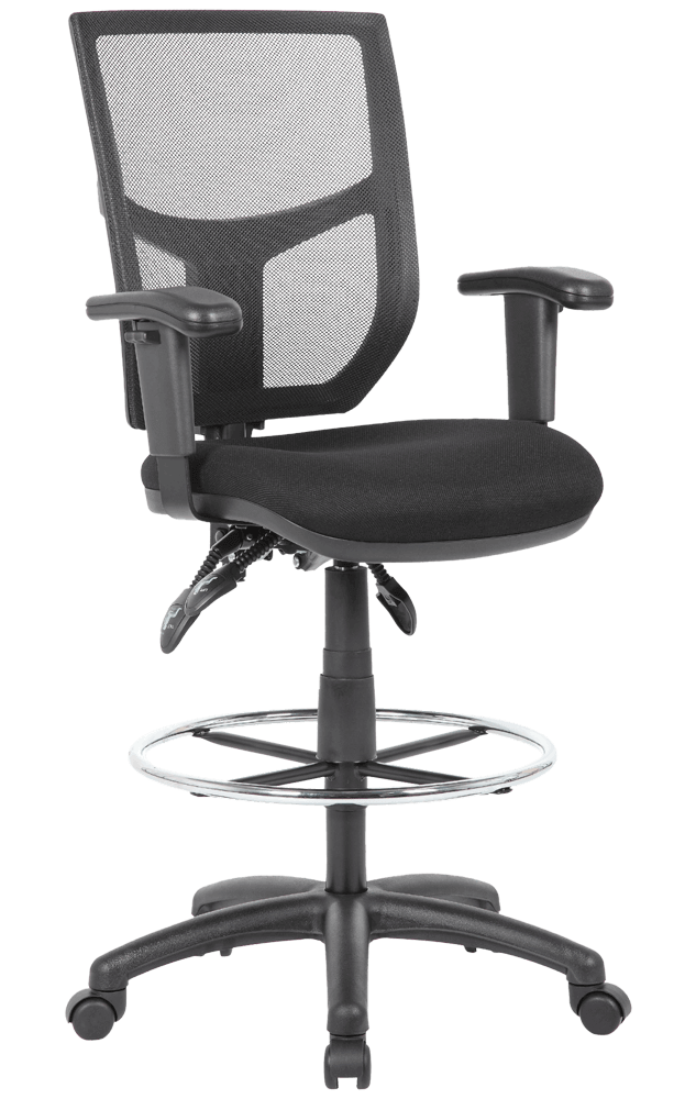 OFFICE CHAIR HALO WITH ARMS & DRAFTING (YS130AD)