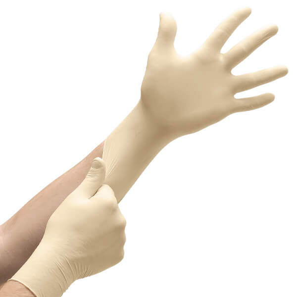 MICRO-TOUCH DERMACLEAN GLOVES LATEX POWDER FREE  X-SMALL 4570 - Box of 100