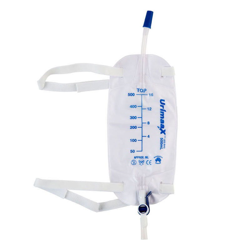 URIMAAX DRAINAGE LEG BAG STERILE 6CM TUBING 500ML EACH(10013302)