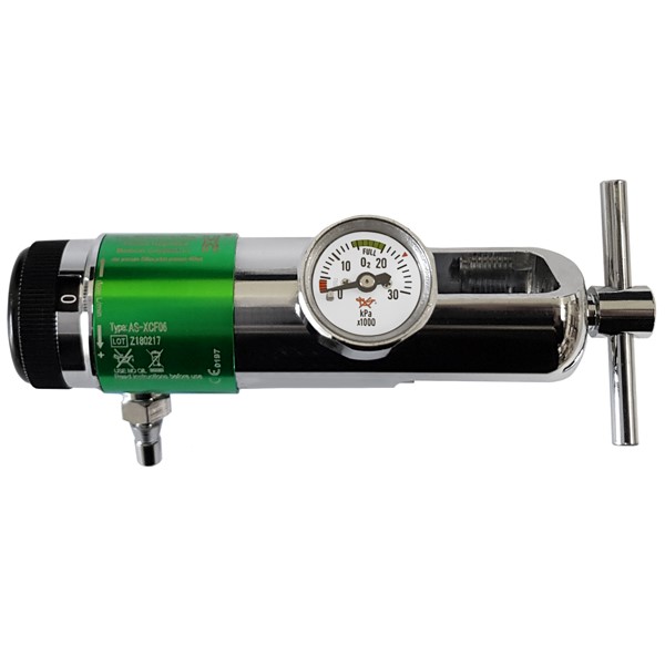 OXYGEN REGULATOR WITH YOKE & FLOWMETER COMBINED AS-XCF06 (OTR015A)