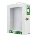 STANDARD STEEL WALL CABINET FOR AED DEFIBRILLATOR (47HX37WX14.5D) CC-25 SUITS MOST AED ARC APPROVED SIGNAGE