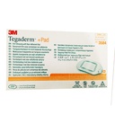 3M TEGADERM + PAD FILM DRESSING WITH NON-ADHERENT PAD 3584 6CM X 10CM - BOX OF 50