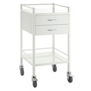 TASK POWDER COATED TROLLEY 2 DRAWER