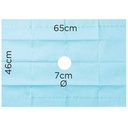 DRAPE FENESTRATED 65x46cm 3523CEA BX-55