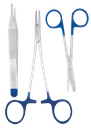 SAYCO SUTURE PACK STERILE DISP. WITH SHARP-BLUNT SCISSORS 1X (WAGNER SCISSORS, MAYO HEGAR N/HOLDER, ADSON FORCEP) BSU902