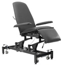 TASK MEDICAL MULTIPURPOSE HI LO TREATMENT CHAIR 3 SECTION 2 MOTOR WITH ARM RESTS BLACK EDITION